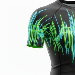 Camiseta Rashguard Sublimada Premium para Hombres, Mujeres y Niños, para MMA, BJJ, Jiu Jitsu, Entrenamiento No-Gi, Compresión Duradera, Venta al Por Mayor, Traje de Baño - Product Image 6