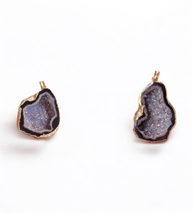 Collares con Colgantes de Cristal de Ágata Negra Druzy de Primera Calidad, los Más Vendidos, Venta al por Mayor, Artesanía de Piedras Semipreciosas Naturales, Regalo, Geoda - Product Image 3