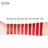 IMAGIC Rouge à lèvres liquide mat longue tenue, waterproof, végan, sans cruauté, haute pigmentation, hydratant, non-collant, 49 couleurs