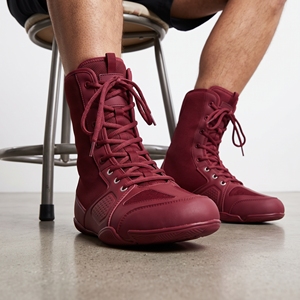 Dumela Adult Customizable Boxing <b>Boots</b> Leather <b>High</b> <b>Top</b> Training Shoes Eco-Friendly Breathable Comfortable Durable - Product Image 3