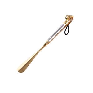 High Quality Brass <b>Shoe</b> Stick Long Handle <b>Shoe</b> Horn Easy Grip Handle For Comfortable Daily Use - Product Image 1