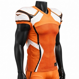 Maillot de football américain haut de gamme, vêtements d'équipe entièrement sublimés, chemise athlétique anti-humidité pour clubs professionnels et écoles - Product Image 3