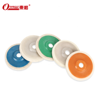 Disque abrasif en feutre de laine 100% naturel, finition miroir, durabilité naturelle, OEM pour meuleuse d'angle, polissage