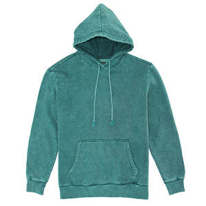 OEM Men's Acid Wash Boxy Fit Hoodie Premium 100% Cotton Casual Streetwear Sweatshirt - Product Image 3