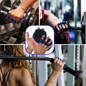 OEM fabricante personalizado antideslizante Fitness entrenamiento ejercicio desgaste almohadillas de agarre/pinzas personalizadas para la venta - Product Image 2