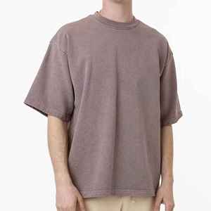 เสื้อยืดผู้ชายดีไซน์พิเศษ ผ้าฝ้าย 100% พร้อมโลโก้ด้านหน้า สีพื้น แห้งเร็ว เป็นมิตรกับสิ่งแวดล้อม ระบายอากาศได้ดี ทรงปกติ ผ้าฟลีซ - Product Image 6