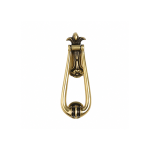 Timbre de Puerta Tradicional de Latón con Anillo Colgante, Decorativo, Estilo Vintage, Herraje de Lujo para Puerta Principal, Adorno para Entrada de Casas, Villas y Hoteles - Product Image 1