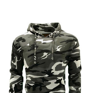 Sudadera con Capucha Unisex, Estilo Deportivo Casual de Invierno, 100% Algodón, Forro Polar de Camuflaje, Resistente al Viento, con Cierre y Logotipo Personalizado con Bordado 3D - Product Image 5