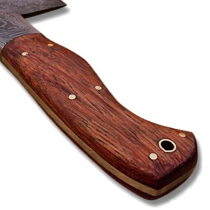 Cuchillo de Cocina de Acero de Damasco Hecho a Mano, Diseño Elegante Multiusos, Alta Calidad, Precio Bajo al por Mayor, 15 Pulgadas, Fabricación OEM - Product Image 4