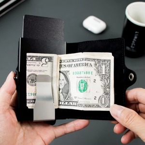 Cartera Corta de Cuero Vacuno Auténtico Crazy Horse Hecha a Mano de Estilo Simple para Hombre, Cartera de Cuero Vacuno Genuino - Product Image 6