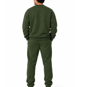 Ensemble de survêtement décontracté personnalisé pour homme – Col rond, manches longues, coupe confortable et élastique – Idéal pour l'automne - Product Image 2