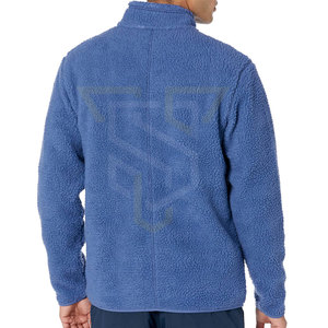 Made In Best Grade Wool Polyester <b>Men</b> <b>Sherpa</b> Fleece Winter <b>Jacket</b> Latest Design <b>Men</b> <b>Sherpa</b> Fleece <b>Jacket</b> - Product Image 3