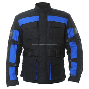Veste de course de moto imperméable Cardura 600D de haute qualité vêtements de sport à bas prix avec caractéristiques de protection et réfléchissantes - Product Image 1