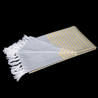Nuevas Toallas Fouta de Algodón de Diseño Moderno, Lujoso y Elegante, a Rayas, de Secado Rápido, Ecológicas, Venta Directa de Fábrica desde India