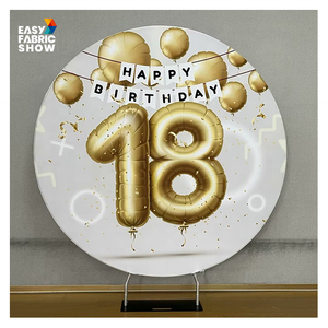 <span class=keywords><strong>Havana</strong></span> Nights тематический круглый наволочка для фона с индивидуальным размером и дизайном для украшения дня рождения украшения для церемонии украшения из воздушных шаров - Product Image 2