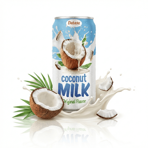 Bebida Vegana Leche de Coco Sabor Original Lata de Aluminio 330ml DATAFA Hecho en Vietnam Etiqueta Privada Personalizada ODM OEM Muestra Gratuita - Product Image 1