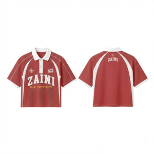 เสื้อทีมชาย แขนสั้น ผ้าโพลีเอสเตอร์ระบายอากาศ พรีเมียม 170 GSM ปักโลโก้ สไตล์สปอร์ต - Product Image 1
