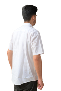 Camisa de Vestir Casual y Formal para Hombre, 100% Algodón, Tejido Twill Transpirable, Estampado Primaveral, Cuello Mao, Botón Único, ODM - Product Image 5