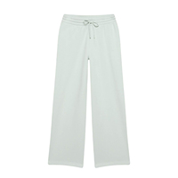 Pantalon de survêtement personnalisé pour femme, coupe droite, épais, avec lacets, pour l'hiver, style jogger oversize, chaud, pour l'entraînement, OEM ODM, vente en gros