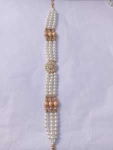 Elegant Glass <b>Bead</b> Necklace with Pearl Accents Handmade Fashion Jewelry for Party Casual and Ethnic Wear - Product Image 5