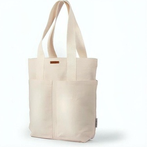 <b>Large</b> Capacity Women's Canvas <b>Bag</b> Dual Handles Shoulder <b>Crossbody</b> Convertible Detachable Strap Zipper Pockets Travel Ready for - Product Image 1