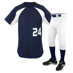 Custom Adult Baseball Jersey Set White <b>Pants</b> <b>Black</b> Cleats Number 20 Sublimated Print 100% Polyester Anti-Bacterial Breathable - Product Image 3