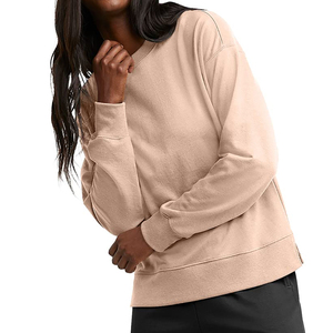 Best Selling <b>Sweatshirt</b> Casual Streetwear Drop Shoulder Figures Breathable Eco-friendly Hoodies Knitted <b>Sweatshirt</b> For Women's - Product Image 3