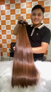 100% Vietnamien Double Dessiné Remy Machine Trame Cheveux Extensions Double Couleur Extensions de Cheveux Humains - Product Image 6