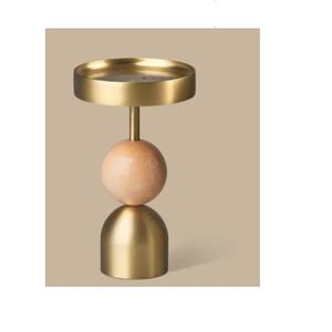 Nouvelle Arrivée : Bougeoir de Mariage Moderne, Décoration de Table, Bougeoir Vintage Doré, Bougeoir Décoratif Fini Doré - Product Image 1