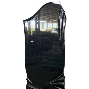 Lápidas de Granito Negro Absoluto, Monumentos Conmemorativos, Piedra de Cementerio Personalizada Pulida, Grado de Exportación - Product Image 4