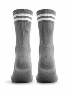<b>White</b> Crew Woven Eco-Friendly Breathable Anti-Bacterial Quick Dry Anti-Slip Summer Sports <b>Socks</b> <b>Men's</b> Running Basketball Soccer - Product Image 3