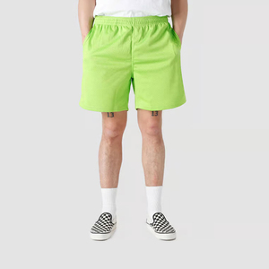 Shorts en maille pour hommes avec logo personnalisé, prix bas, style tendance, motif uni, taille adulte, nouvelle arrivée en grande quantité, OEM - Product Image 1