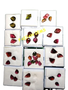 พลอย FAIJAN GEMS ทัวร์มาลีนสีชมพูธรรมชาติ รูปทรงคาโบชองหลากหลายแบบ หินดิบสำหรับทำเครื่องประดับ รับรองโดยบุคคลที่สาม แหล่งกำเนิดราชสถาน - Product Image 3