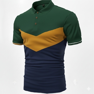 Mens <b>Classic</b> Polo Shirt Short Sleeve Breathable Cotton Casual Slim Fit Summer Fashion Golf Polo T Shirt - Product Image 3