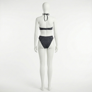 Conjunto de Bikini con Tirantes Finos y Estampado por Sublimación, Traje de Baño de Dos Piezas para Mujer, Bikini Personalizado - Product Image 2