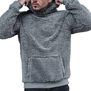 Sweat-shirt à capuche personnalisé pour homme en polyester et coton molletonné, veste chaude d'hiver, streetwear, mode décontractée, vêtements de sport - Product Image 1