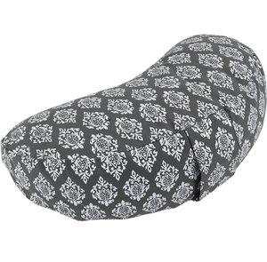 Coussin de méditation éco-responsable en forme de croissant, coussin de yoga Zafu avec housse en coton et rembourrage réglable pour une méditation prolongée - Product Image 3
