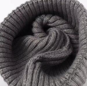 Unisex Solid Color Ribbed Breathable Waterproof Adjustable Beanie Hat 100% Polyester <b>Winter</b> <b>Cap</b> Street Style Adult Size 56-58CM - Product Image 4