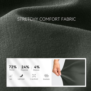 Pantalones cortos de golf ligeros para hombre, transpirables, de secado rápido, tela elástica, ajuste cómodo y de alto rendimiento, ropa de verano para exteriores - Product Image 5