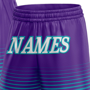 <b>Customized</b> Sports Team Shorts 100% Polyester Mesh Sublimated Club Name Training Basketball Athletic Shorts for Teamwear - Product Image 2