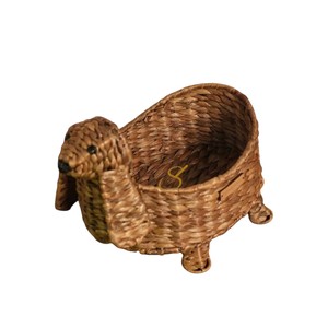 Maceta Artesanal de Jacinto de Agua con Forma de Perro de Orejas Largas, Cesta Creativa para Flores con Diseño de Animal, Soporte Decorativo para Plantas de Patio - Product Image 4