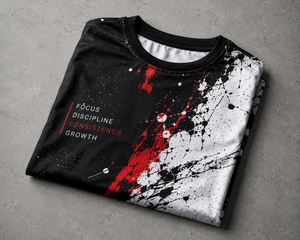 เสื้อยืดซับลิเมชั่นคุณภาพสูง ทรงเข้ารูป ยูนิเซ็กซ์ พิมพ์ลายตามสั่ง ระบายอากาศได้ดี เป็นมิตรกับสิ่งแวดล้อม ป้องกันการเป็นขุย แห้งเร็ว แขนสั้น - Product Image 6
