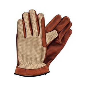 Guantes de Equitación de Lujo, Cuero de Gamuza, Costuras Refinadas, Puño Ajustable, Equipo de Equitación Premium - Product Image 1