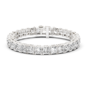 Bracelet personnalisé en argent sterling 925 avec diamants Moissanite, bracelet tennis de luxe serti de pierres pour hommes et femmes, bijoux - Product Image 1