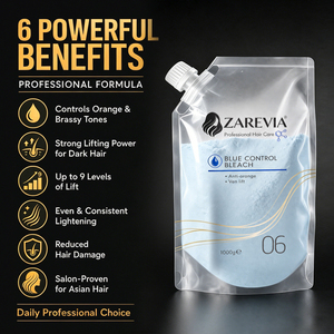 ZAREVIA Blue Control Polvere Decolorante Professionale <span class=keywords><strong>per</strong></span> <span class=keywords><strong>Capelli</strong></span> 1000g Schiarimento Permanente Uniforme <span class=keywords><strong>per</strong></span> <span class=keywords><strong>Capelli</strong></span> Asiatici - Product Image 4