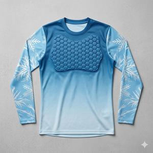 Camiseta de Portero de Fútbol Sublimada Personalizada, Transpirable, de Secado Rápido, Manga Larga, Servicio OEM de Alta Calidad, Diseño de Personajes para Hombre, Verano - Product Image 1