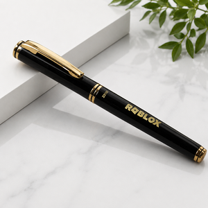 Meilleur prix Premium personnalisé 0.5mm noir métal stylo à bille roman affaires bureau et école utilisation boule d'acier idée cadeau - Product Image 2