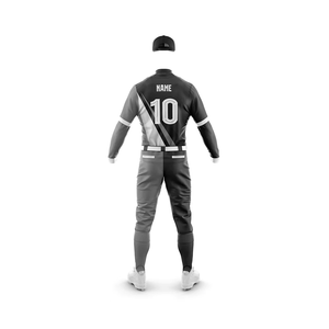 Best Factory High Quality Custom Digital Print Unisex Breathable Quick Dry Stand Collar Baseball Jerseys Plus Sizes Wholesale - Product Image 6