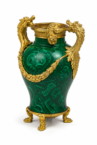 Pot de fleurs en malachite naturelle - Product Image 2