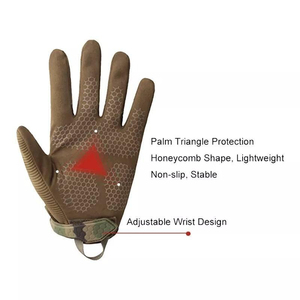 Gants tactiques haute performance avec sangle de poignet réglable et protection durable de la paume pour les activités de plein air - Product Image 3